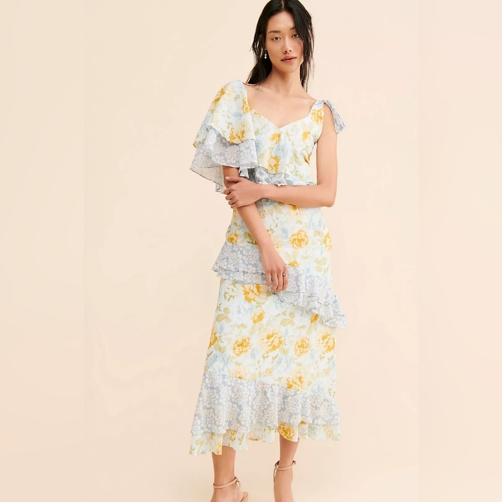 We Are Kindred - We Are Kindred Giovanna Tiered Ruffle Maxi Dress